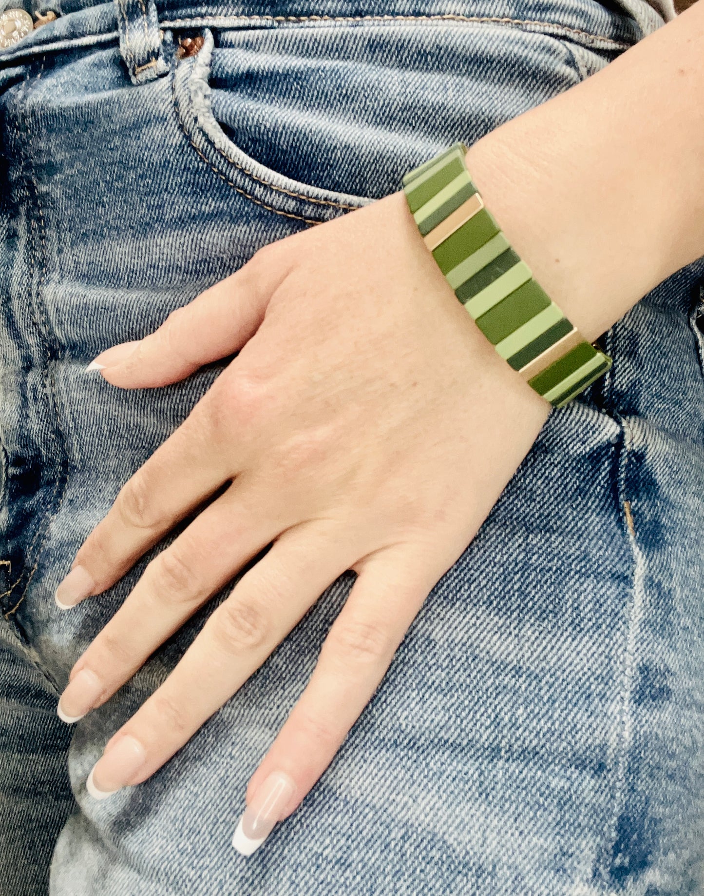 Luxe_Link_Bracelet_Green